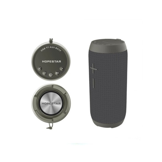 HOPESTAR BLUETOOTH SPEAKER P21 BT/TF/U-DISK/MIC/AUX/POWER BANK/TWS GRAY